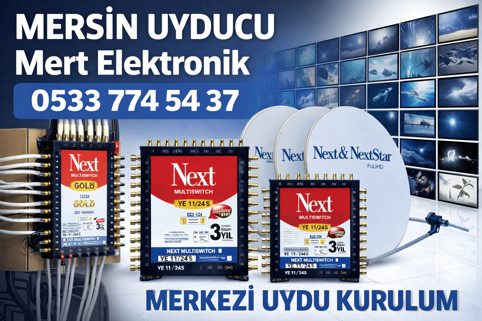 Merkezi Uydu Sistemleri Kurulumu