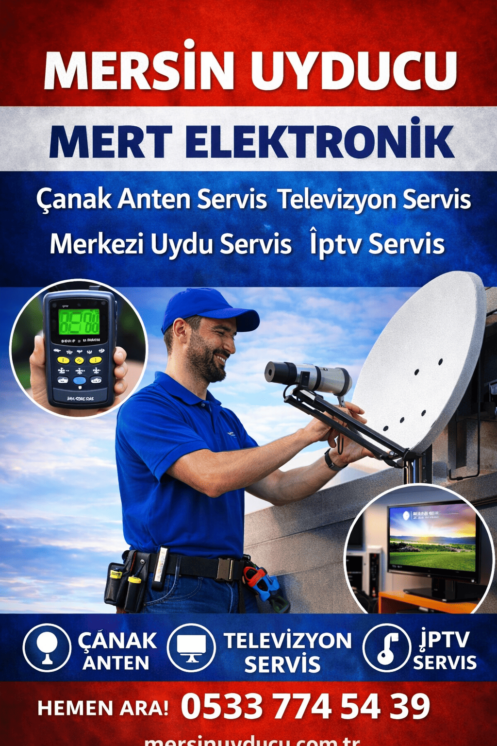 Uydu Kurulumu ve Çanak Anten Servisi