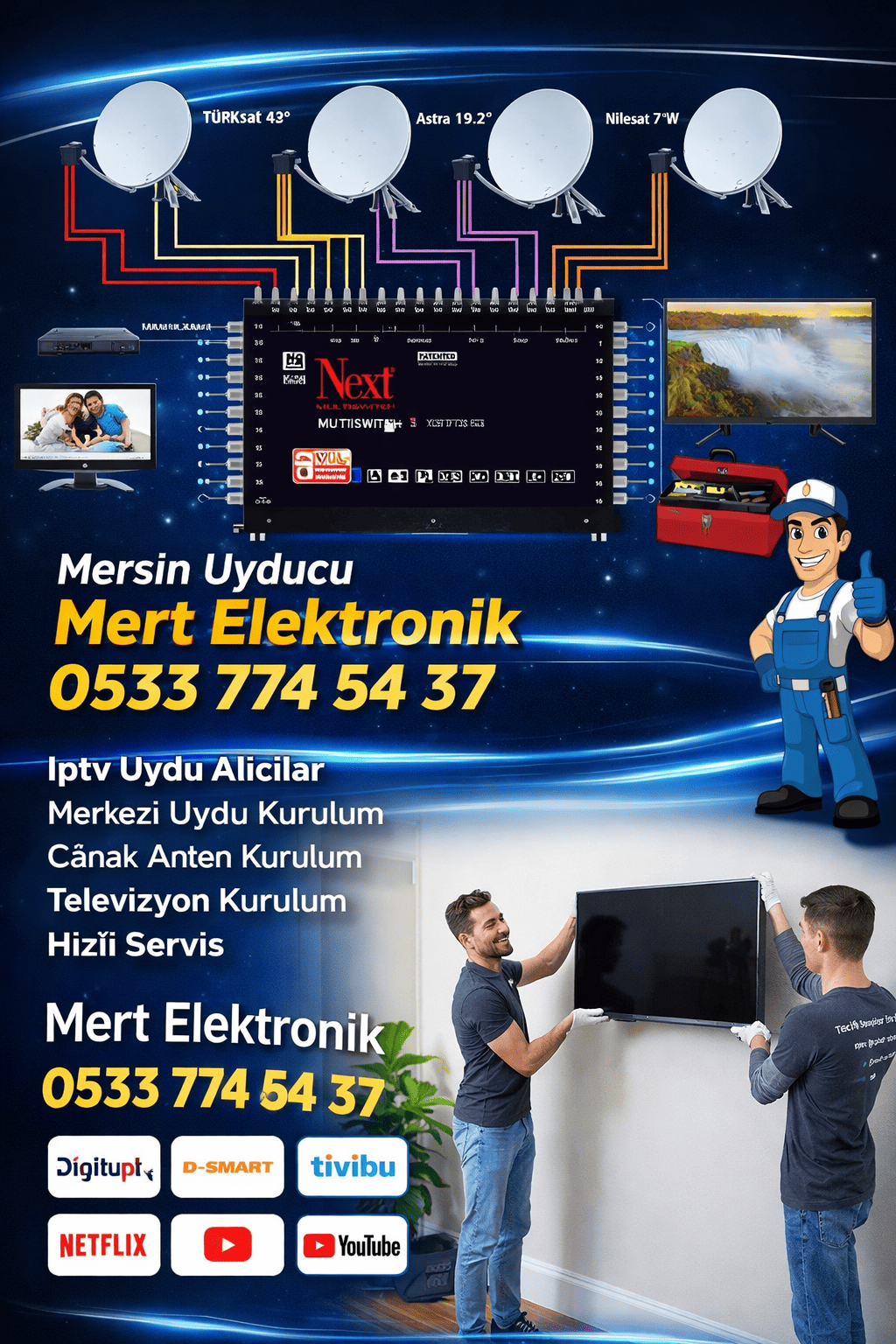 IPTV Destekli Cihazlar ve Uydu Alıcılar